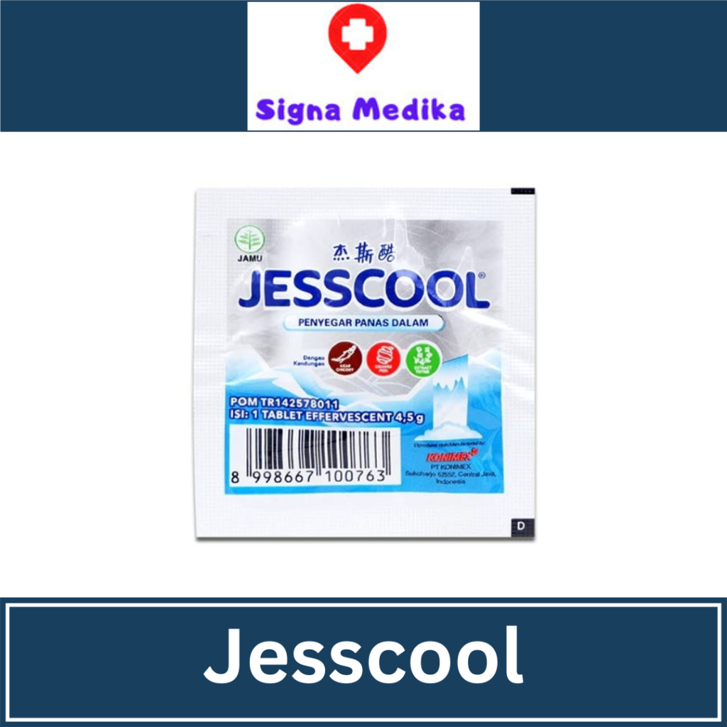 

Jesscool Effervescent 1 Tablet - Penyegar Panas Dalam