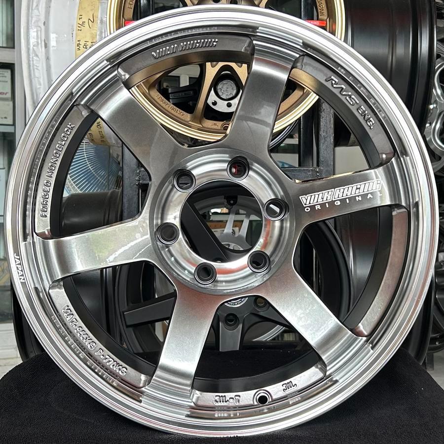VELG VOLK RACING TE 37 RING 18 LEBAR 9 PCD 6X139.7 ET 0 WARNA HYPER BLACK MIRROR | VELG MOBIL RING 1