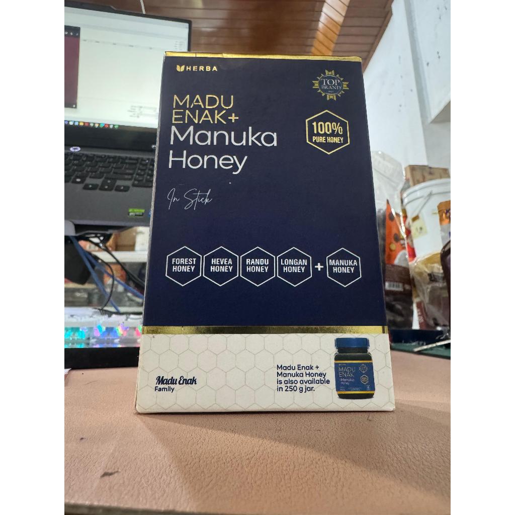

Madu Enak Manuka / Manuka Honey / Honey Stick Madu Enak / Honey Stick Manuka - Stick 12 Gram