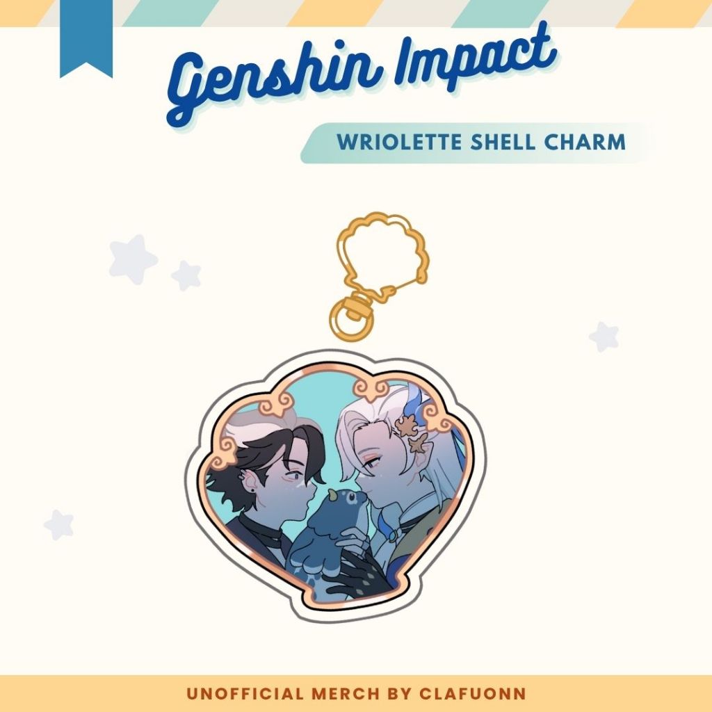 Genshin Impact Wriolette Acrylic Keychain
