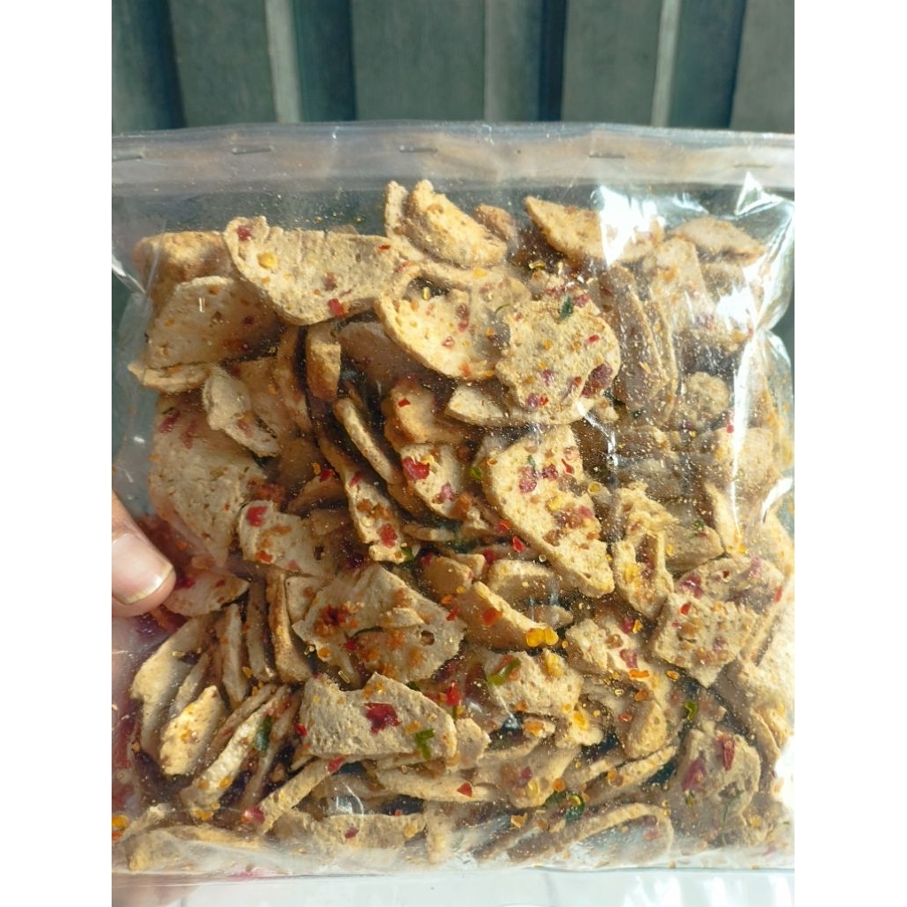 

Basreng kripik pedas/original daun jeruk