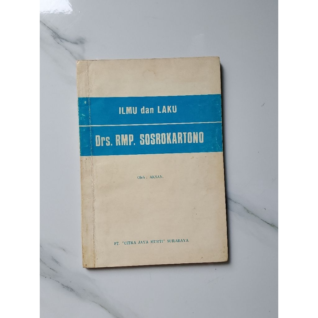 Ilmu dan Laku Rmp Sosrokartono 1985 Original Cetakan Pertama
