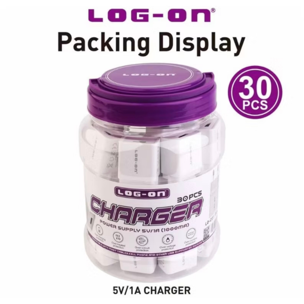 Batok Charger Merk Log-on