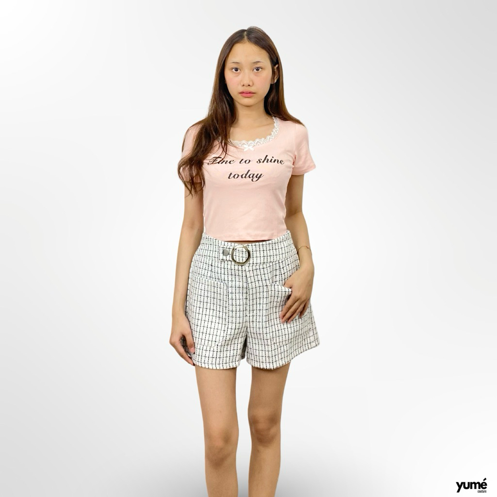 YUME Tweed Short Pants