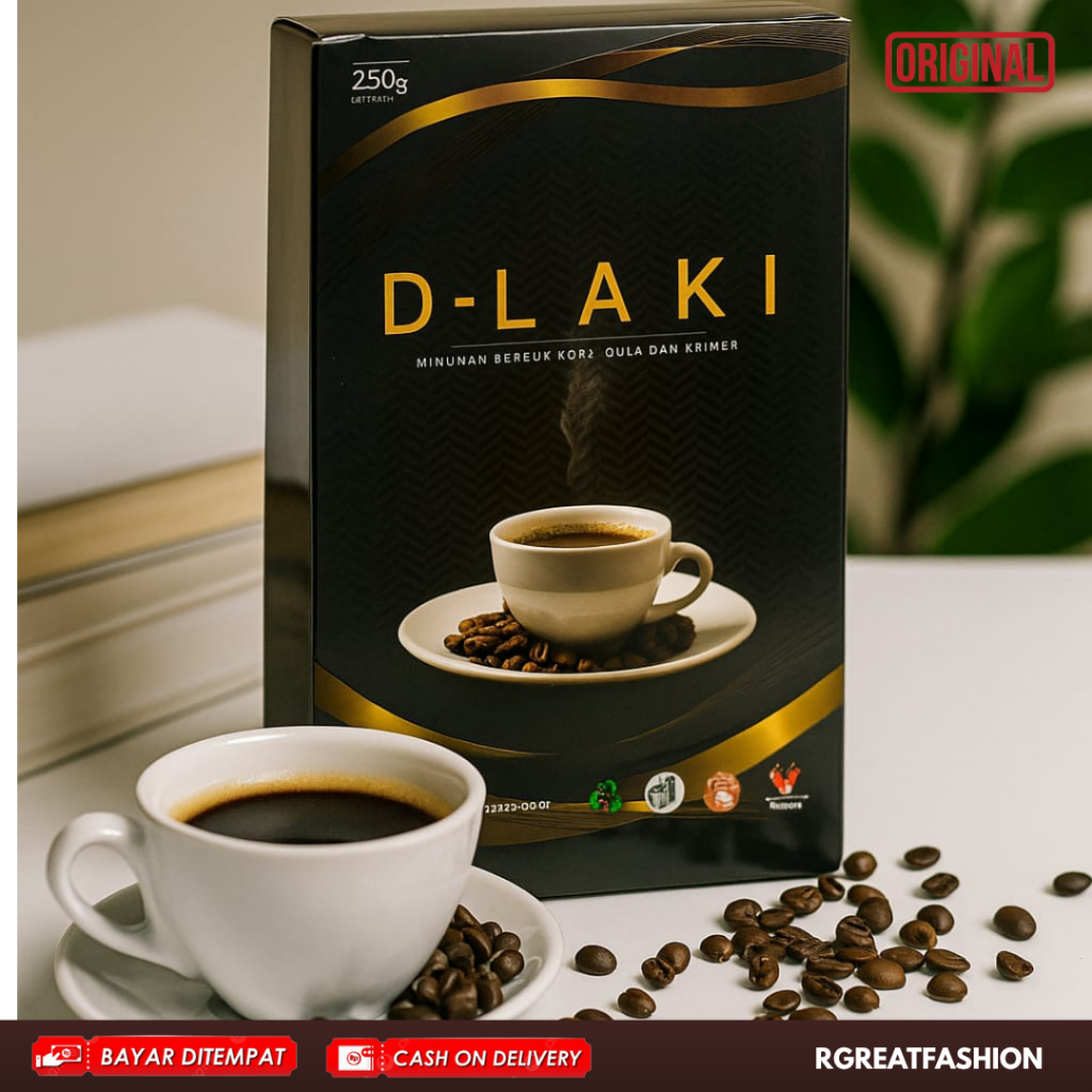 

Kopi D’LAKI – 1 Box Isi 10 Sachet | Herbal Suplemen Pria – BPOM & Hala