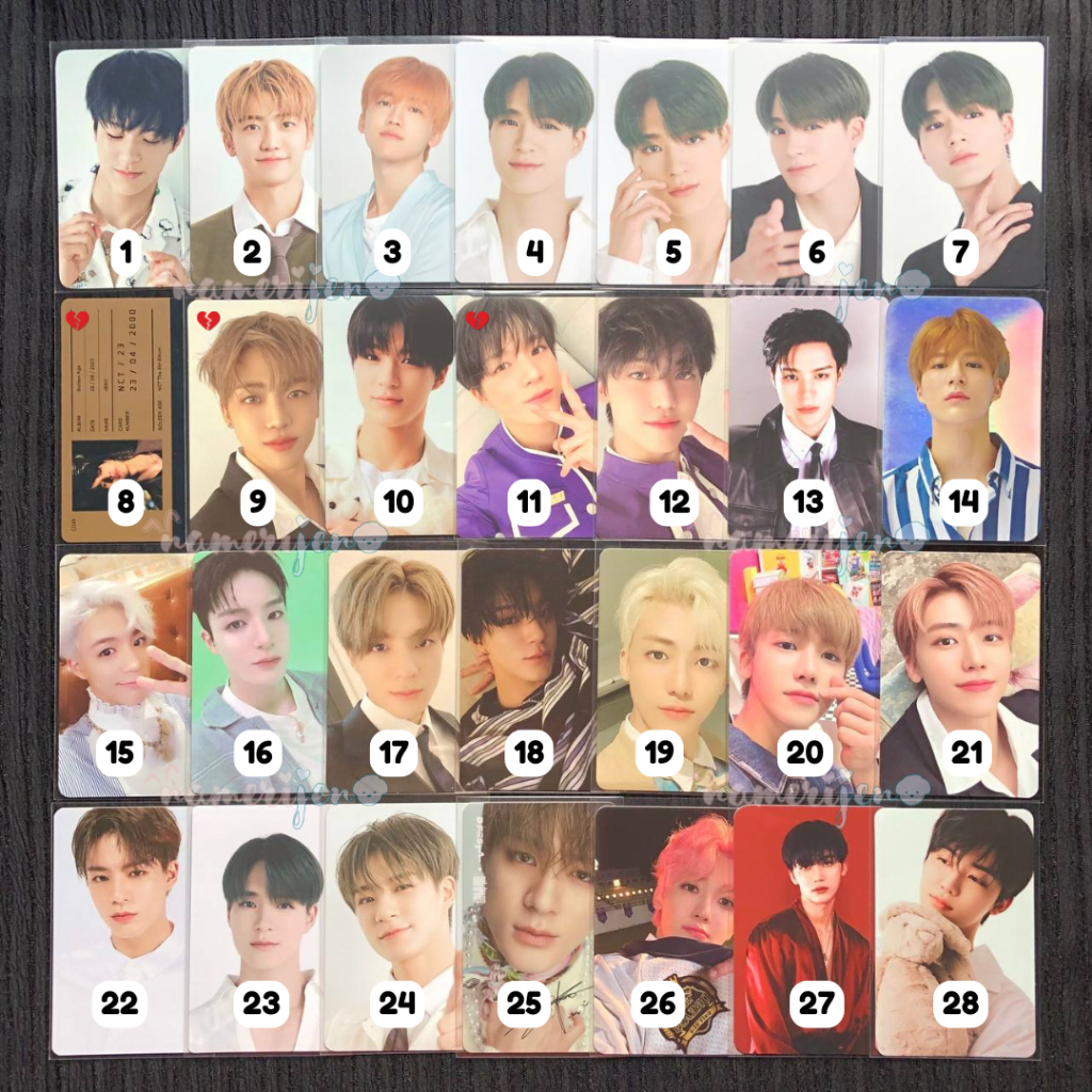 Jeno Jaemin PC Album POB LD QQ QR ISTJ Dreamscape Vibe Yo Dream WGU Reload Reso Golden Age Universe 