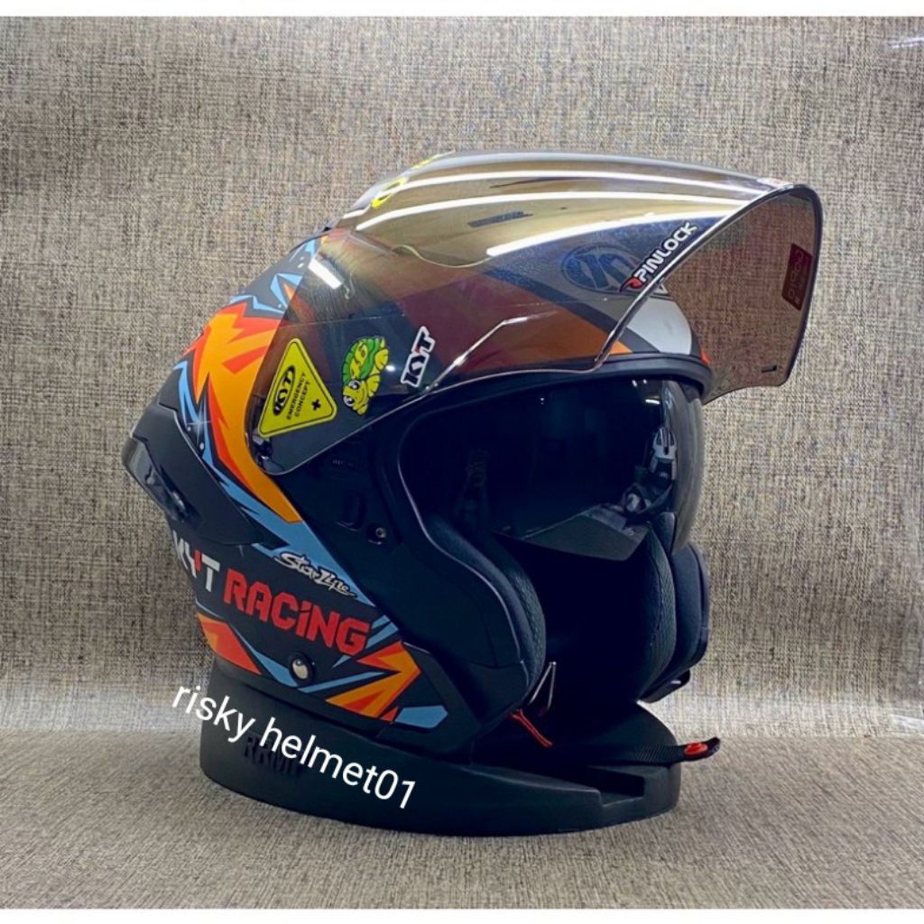 Helm Half face KYT NFJ Motif Paket Ganteng