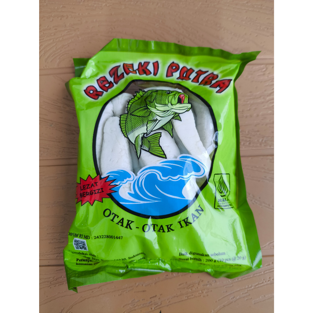 

Otak Otak Ikan Tenggiri Rezeki Putra 200gr isi 10 Halal BPOM