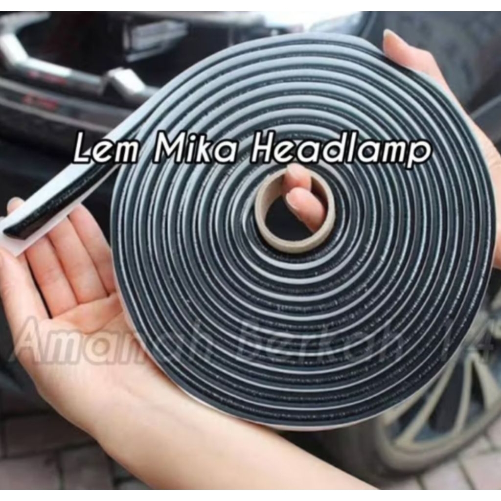 Lem Mika Lampu Headlamp Mobil Motor Snake Glue Ular Butyl Sealant Gun | Lem Kaca Mobil | Lem Headlam