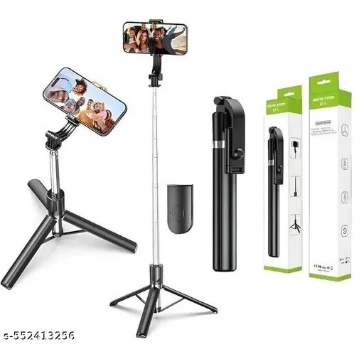 Tongsis Selfie stick Tripod R1L tongsis plus Remote Bluetooth Tripod 1.7METER