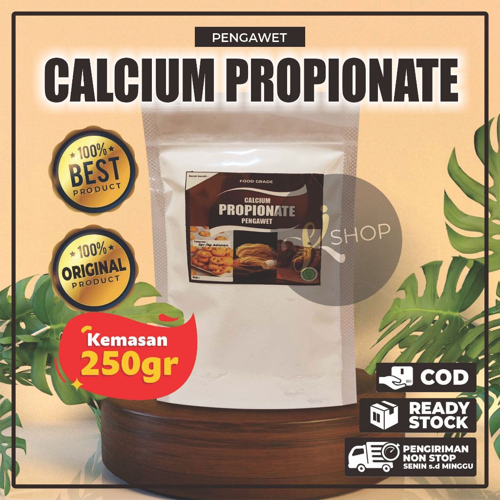 

Calcium Propionate 250gr / Pengawet Roti, Kue, Mie, Dll