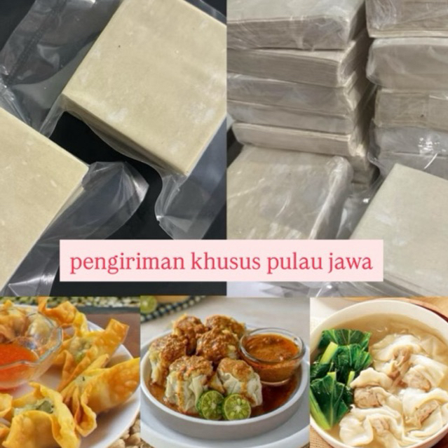 

[Pulau Jawa Saja] Kulit Pangsit Goreng Kuah Kulit Pangsit Kiloan 250 gram