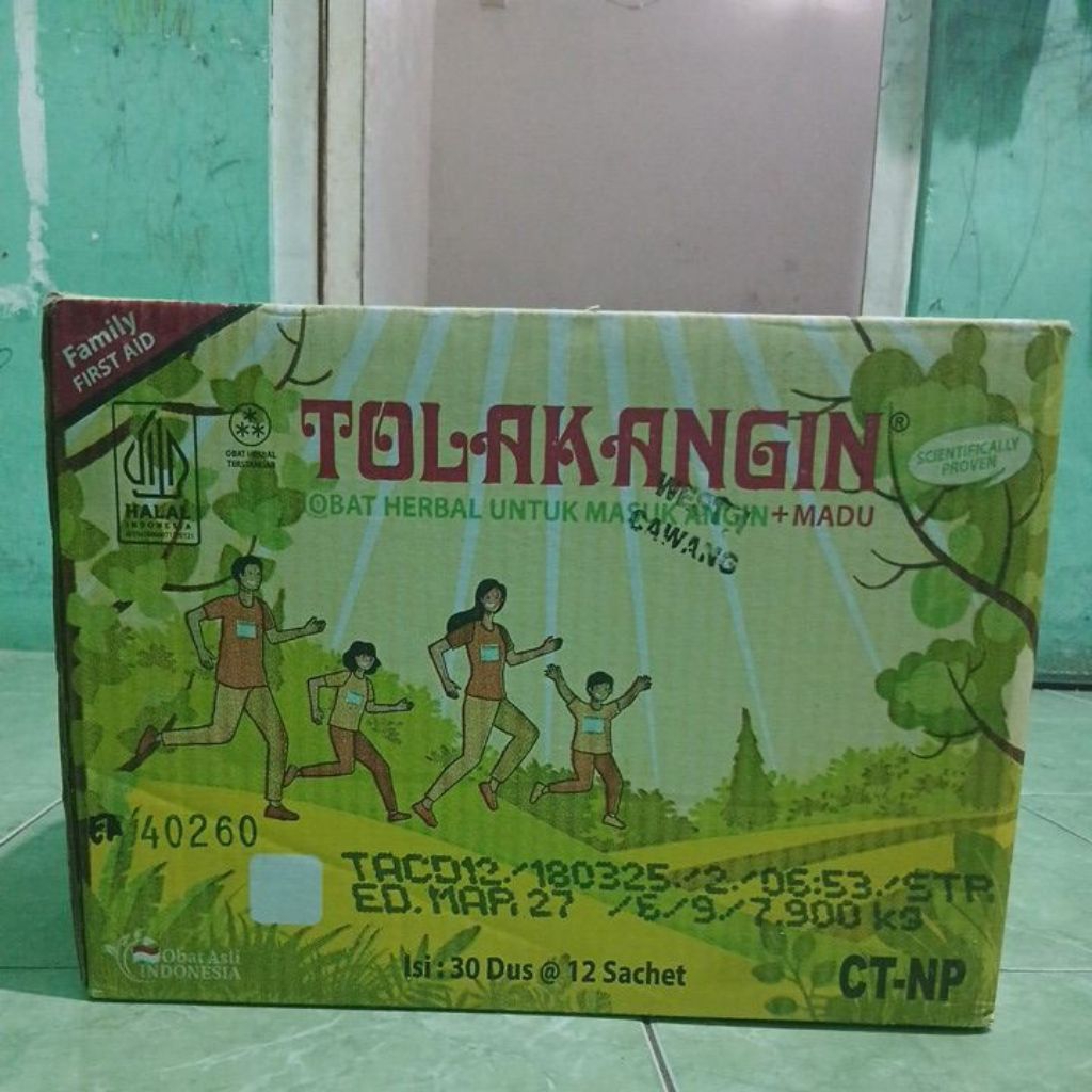 Tolak Angin Cair Sidomuncul 1 Karton isi 30 Box @12sachet