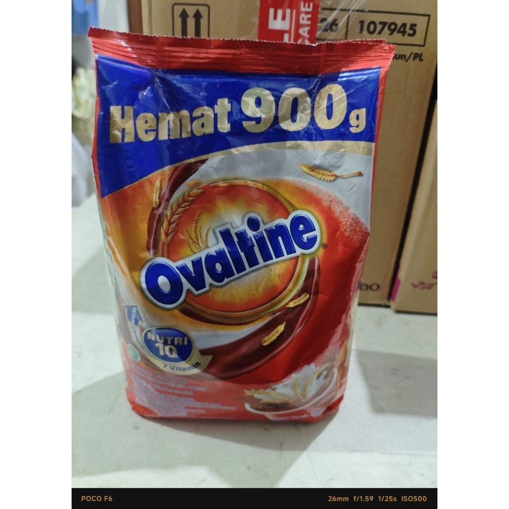 

susu bubuk cokelat ovaltine 900 gram