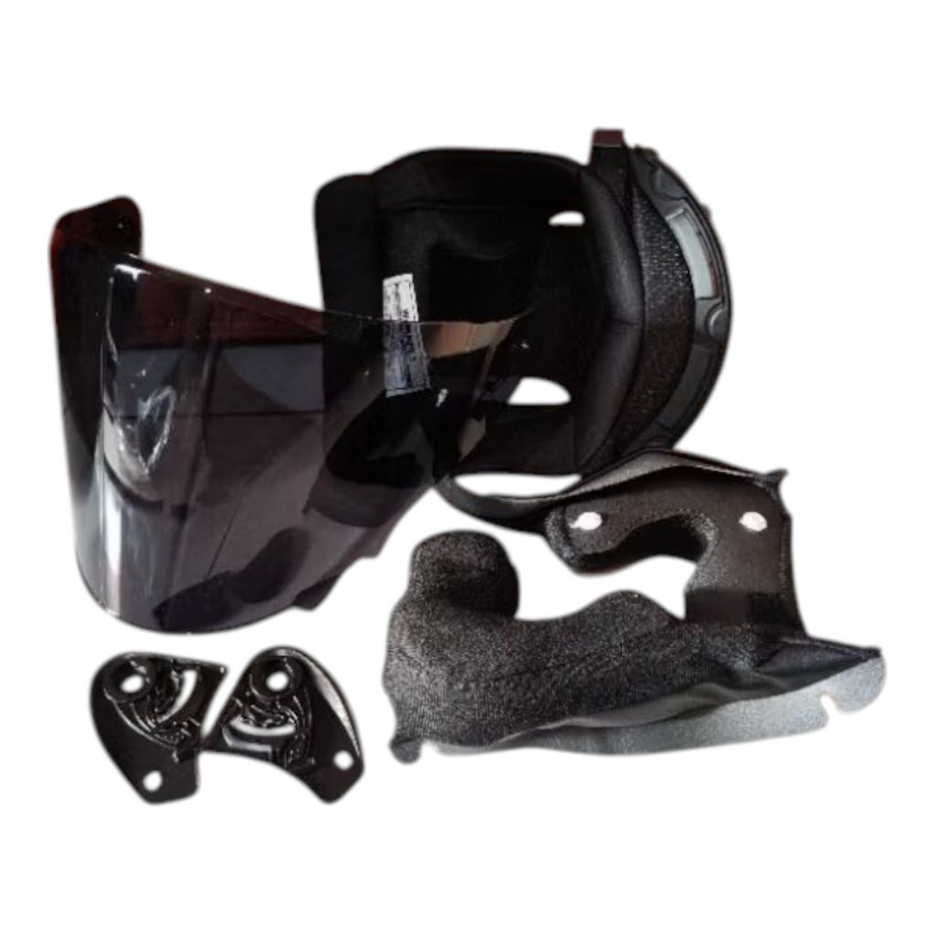 Paket Kaca Helm Kyoto + Busa spon KYT Kyoto Flat visor KYT Kyoto