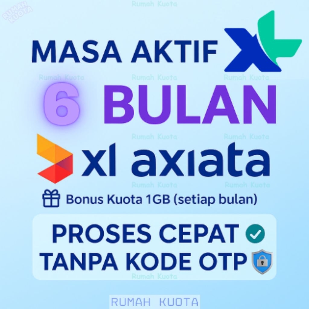 Masa Aktif Kartu XL 6 Bulan Bergaransi