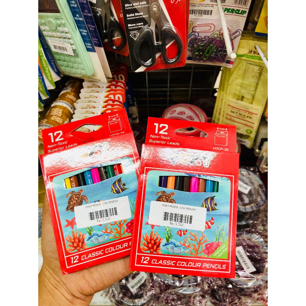 

VOXY PENSIL 12W PENDEK / PENSIL WARNA / KELER