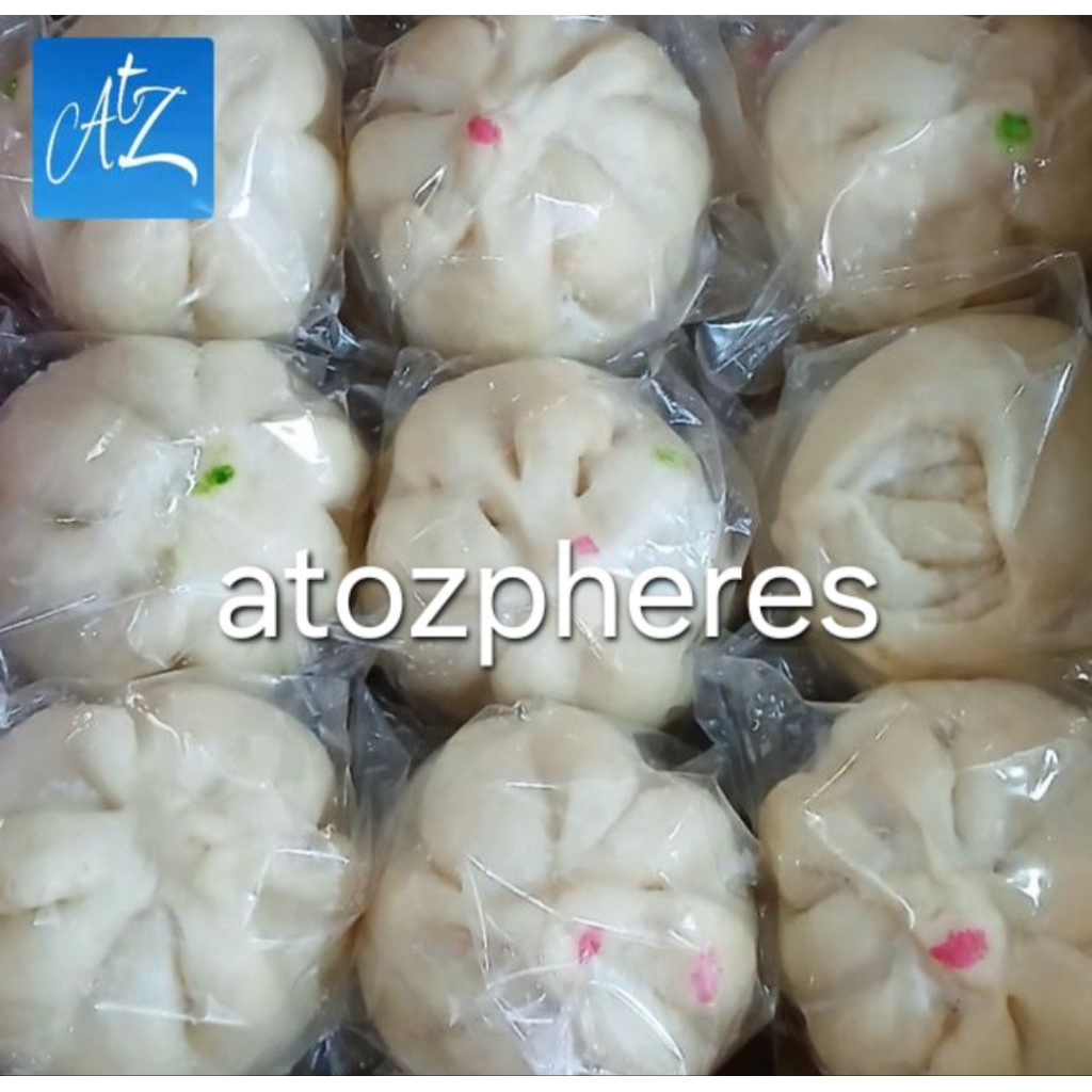 

Kue bakpao bakpau bak pau pao isi otausa otaosa o tausa taosa kacang hitam tanah kelapa inti sayur - sayuran coklat cokelat daging ayam babi ( nonhalal ) homemade Medan