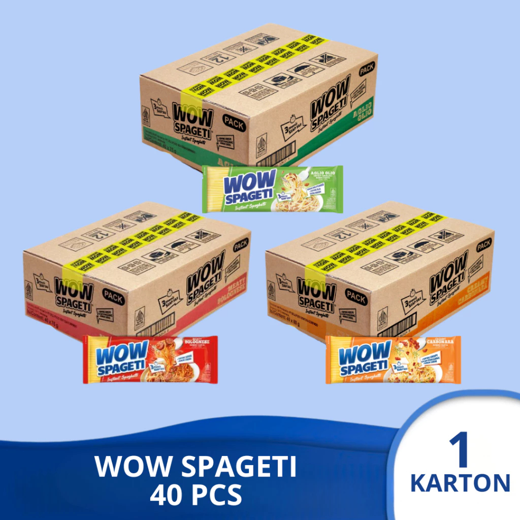 

WOW SPAGETI ALL VARIAN 1 KARTON ISI 8 RENCENG