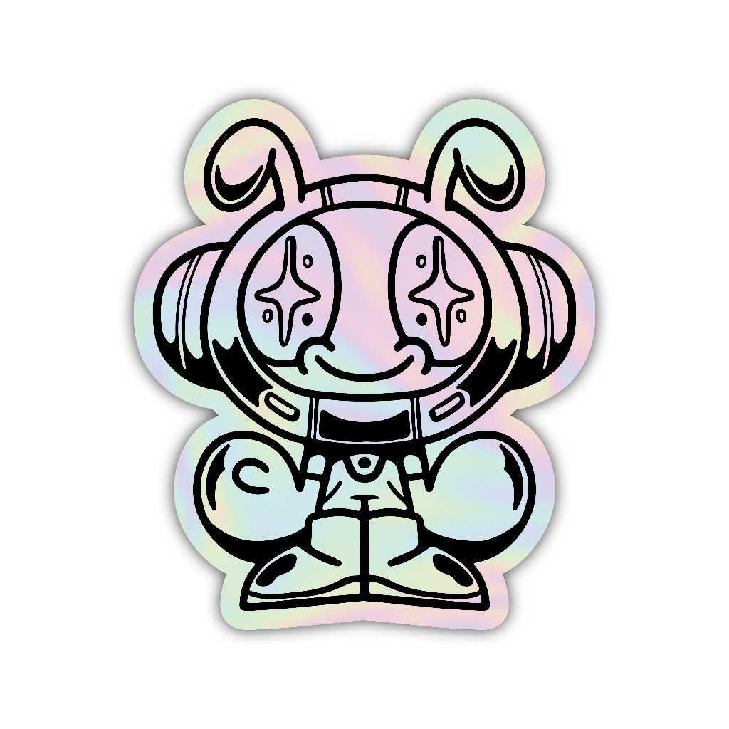 

Z476 sticker karakter y2k aesthetic, stiker hologram satuan