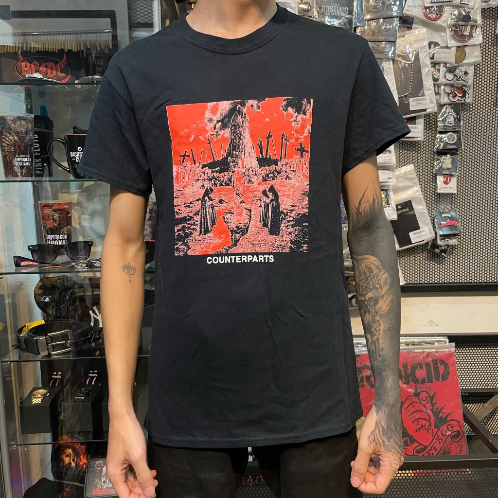 T Shirt Band Official COUNTERPARTS - ALBUM COVER Original