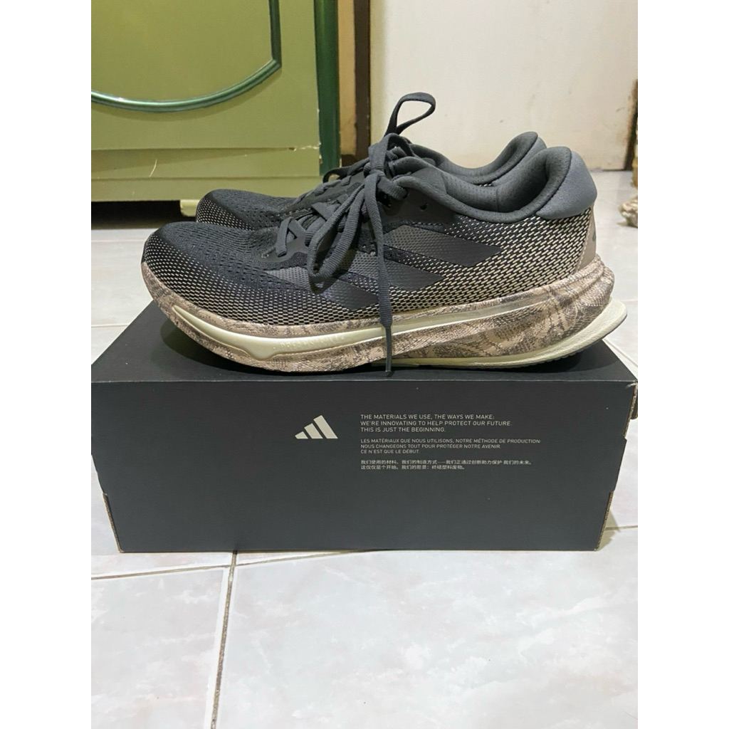 Adidas Supernova Rise Black Gray BNIB