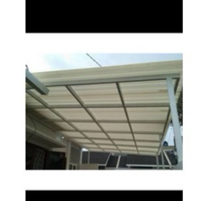 kanopi baja ringan atap alderon transparan
