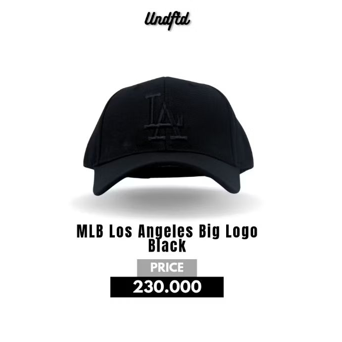 UD MLB LOS ANGELES BIG LOGO BLACK