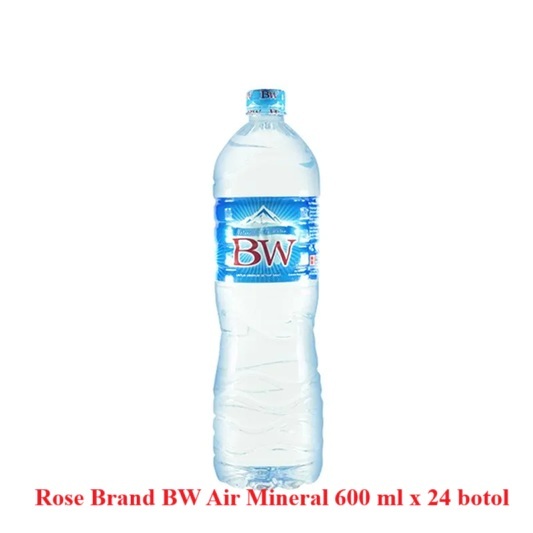 

Air Mineral BW Rose Brand 600mL 1x24botol