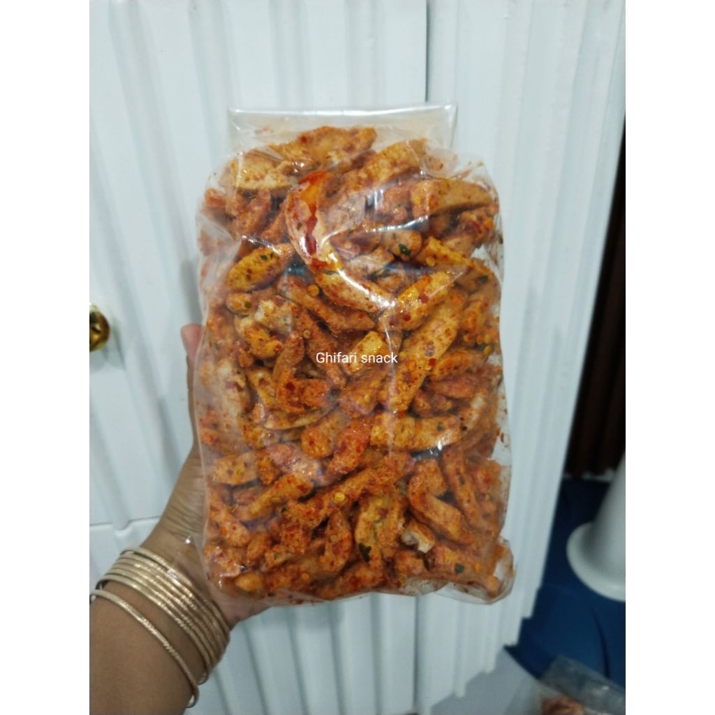 

basreng pedas daun jeruk kemasan 250gram