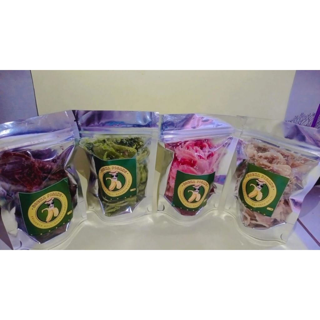 

Keripik Pisang Kepok Home Made 35gr- Varian Original | Cemilan Garing Tradisional