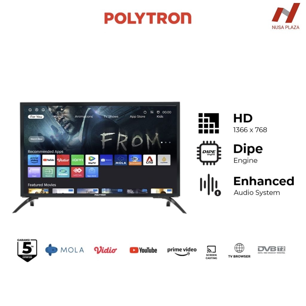 TV POLYTRON 40 / 39 Inch SMART LITE DIGITAL PLD-40CV8969