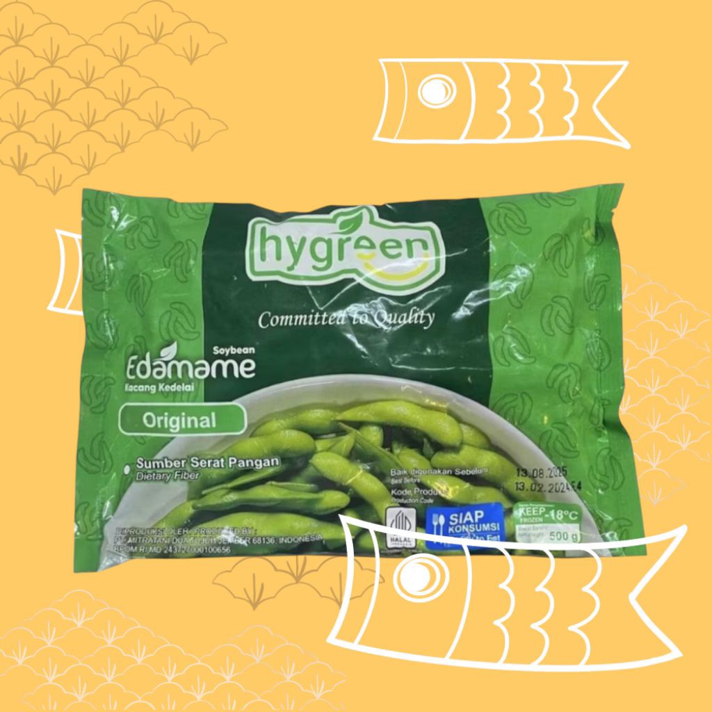 

HYGREEN EDAMAME ORIGINAL| EDAMAME SALTED 500GR HALAL