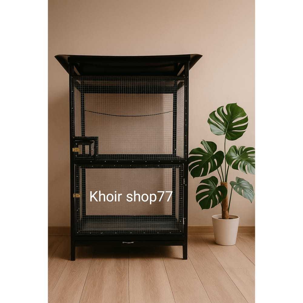 Sangkar Aviary Jumbo Baja Ringan – Kuat, Estetik, Siap Pakai Kandang Burung Besar Model Aviary – Hol