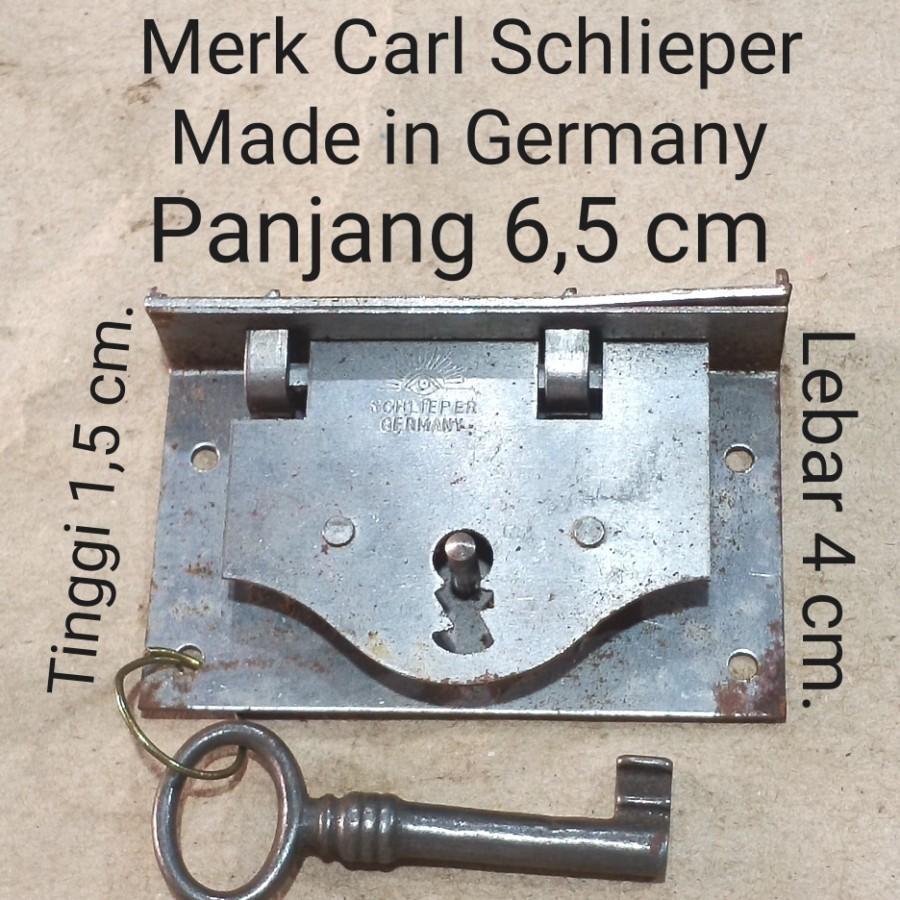 

Kunci Peti Carl Schlieper CS Germany LACI JADUL KUNO ANTIK TUA VINTAGE