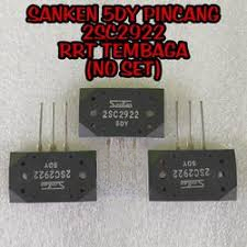 Transistor Final SANKEN 5DY 2SC 2922 2SC2922 Pincang  (no set)