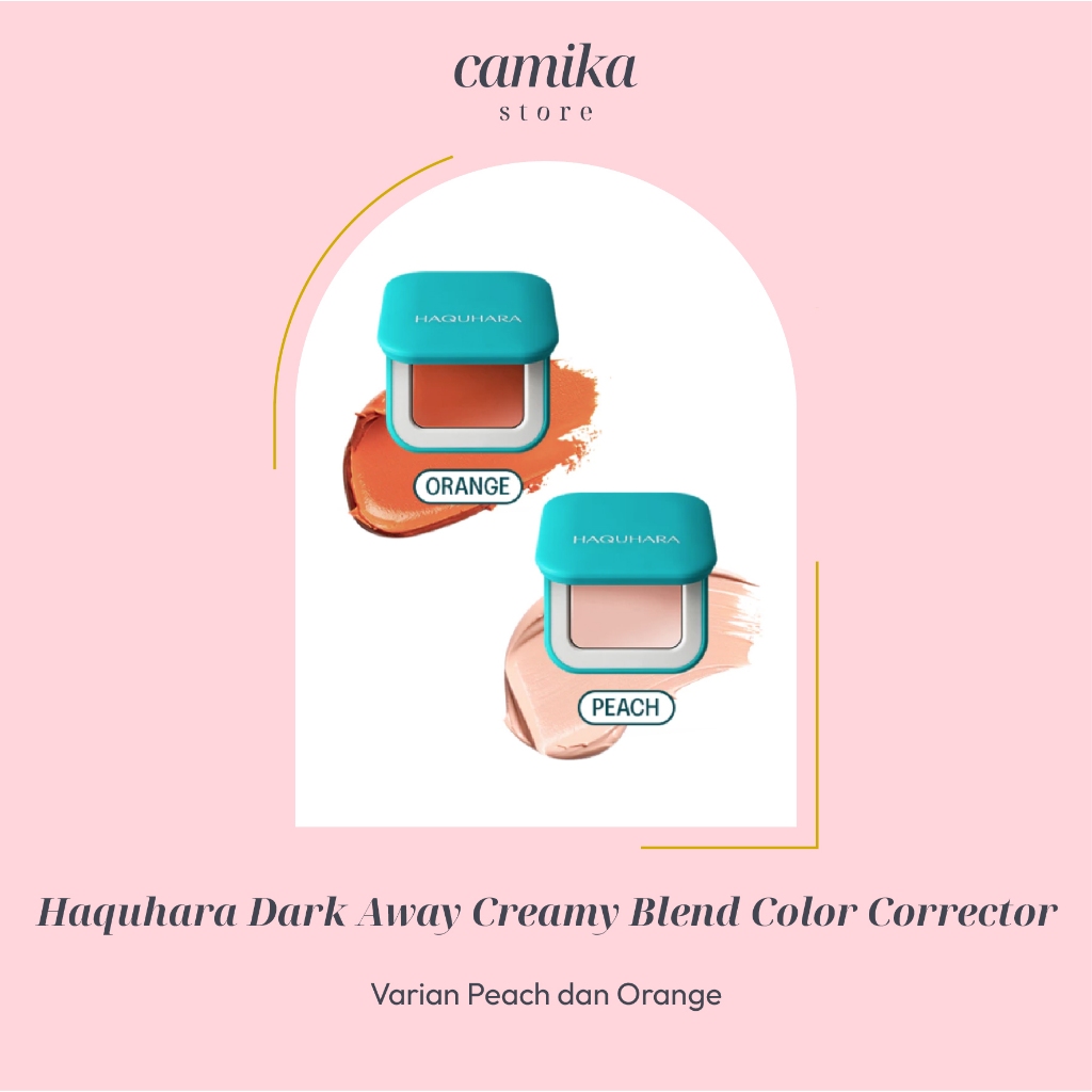 CAMIKA STORE - Haquhara Dark Away Creamy Blend Color Corrector / Corrector Concealer / Corrector Ora