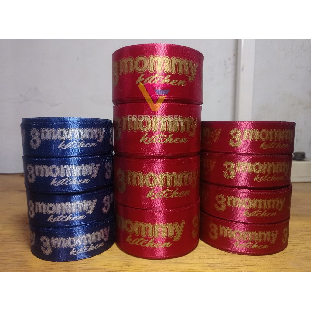 

(MIN. 1 ROLL) LABEL SATIN CUSTOM /PITA SATIN WARNA / PITA SATIN / LABEL SATIN SABLON / LABEL HIJAB / LABEL SABLON / PITA SOUVENIR / PITA KADO / PITA SATIN / SATIN SABLON / LABEL BAJU / LABEL HIJAB