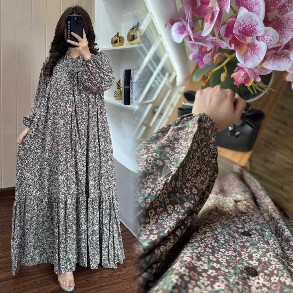 HEMAT NAISA DRESS By ZIYA ~ Gamis Cotton Rayon Premium Terbaru 2025