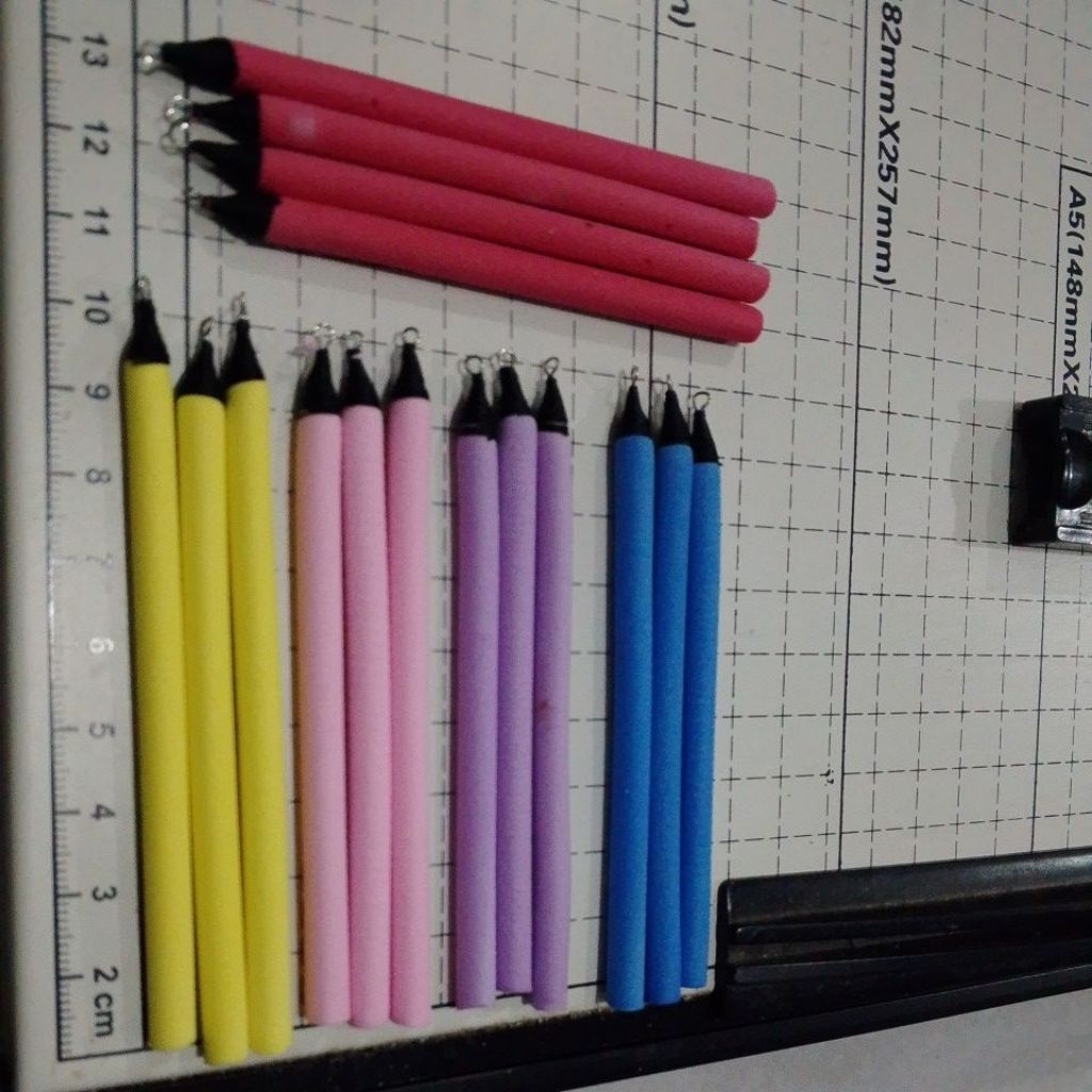

pelampung busa pensil polos size 10cm/1pcs