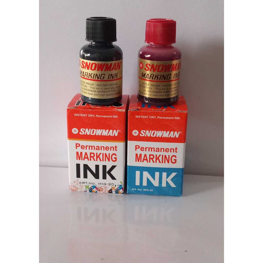 

Refill Ink / Tinta Refill Snowman Permanent