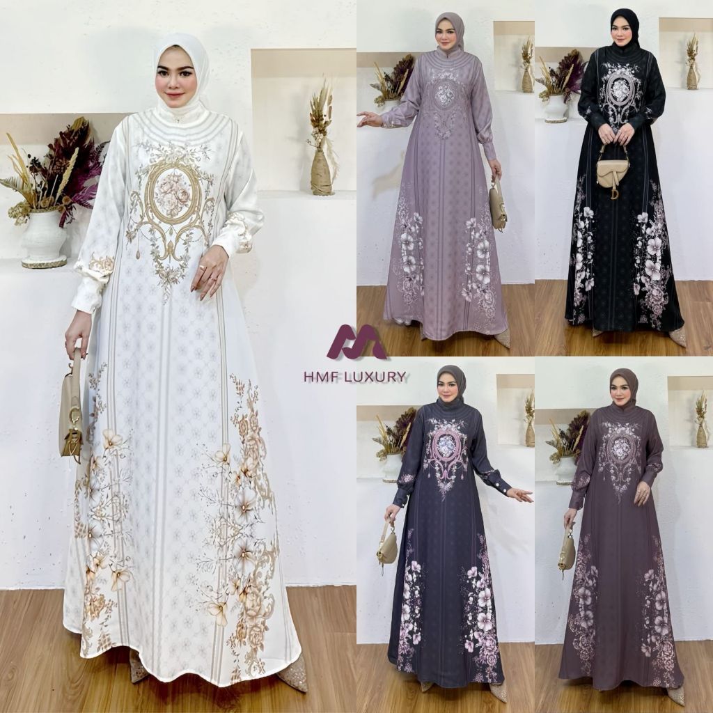 LuxuryFashion READY GAMIS DRESS WANITA LOZY BY HMF LUXURY BEST SELLER