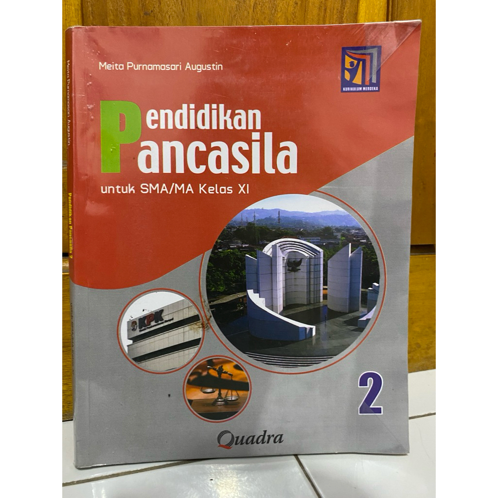 (JNE) Buku Paket PKN Pendidikan Pancasila Kelas 11 Quadra Kurikulum Merdeka