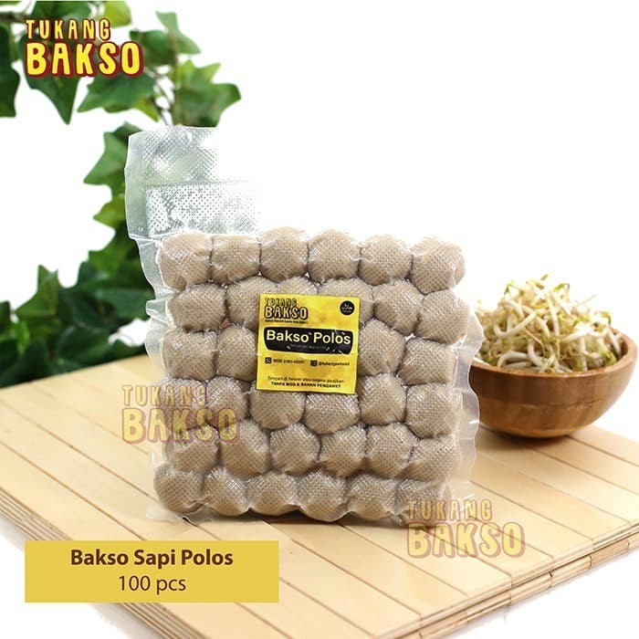 

Bakso Polos Baso Sapi Uk. Sedang Isi 100 pcs Fresh Halal Tanpa Pengawet | TUKANG BAKSO ID