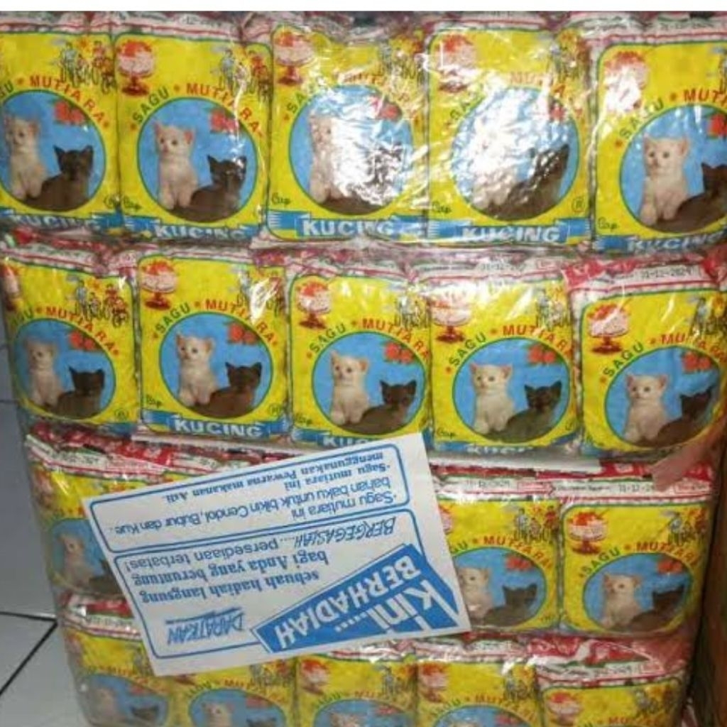 

Sagu mutiara cap kucing 25 bungkus ( 1 slop)