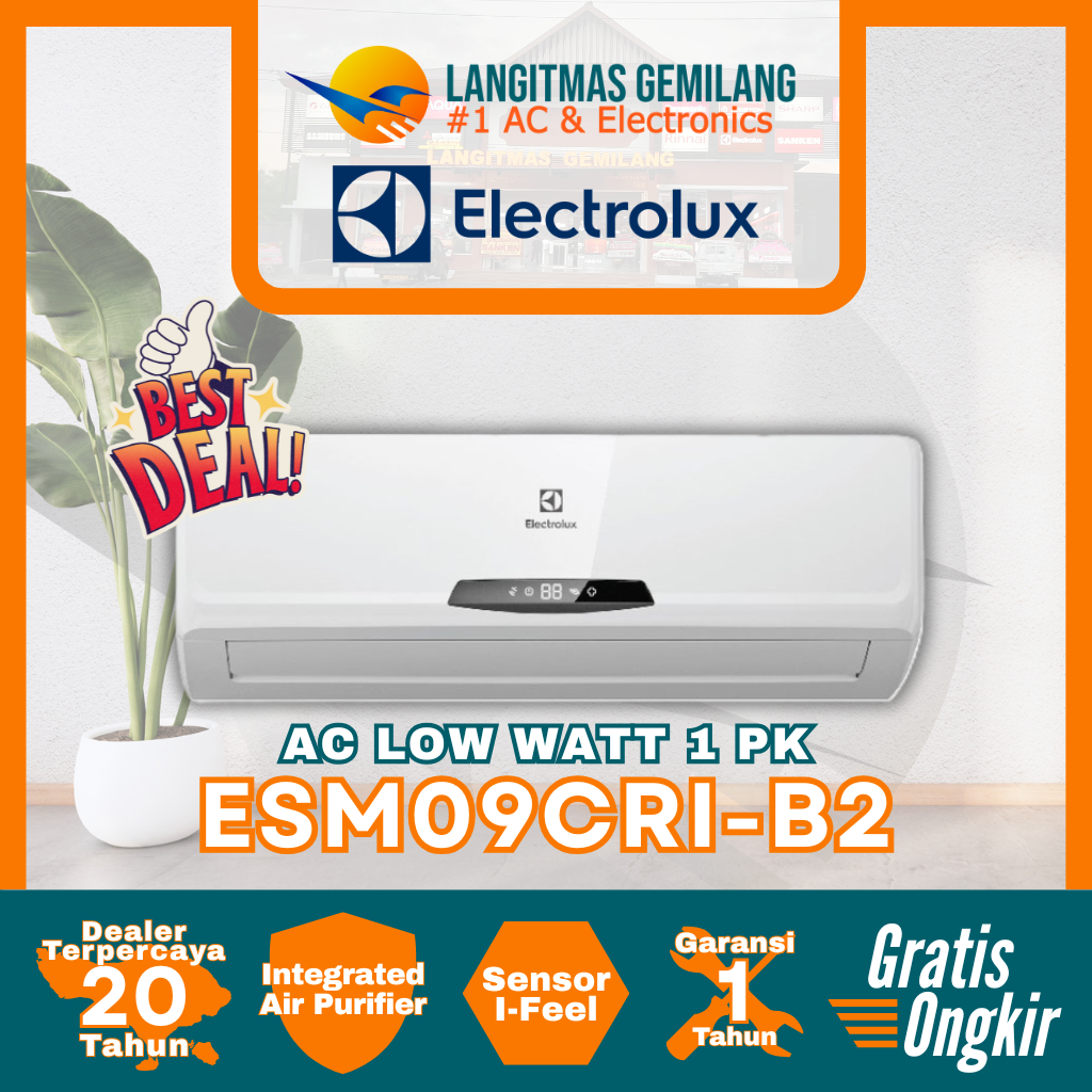ELECTROLUX AC Low Watt 1 PK ESM09CRI-B2