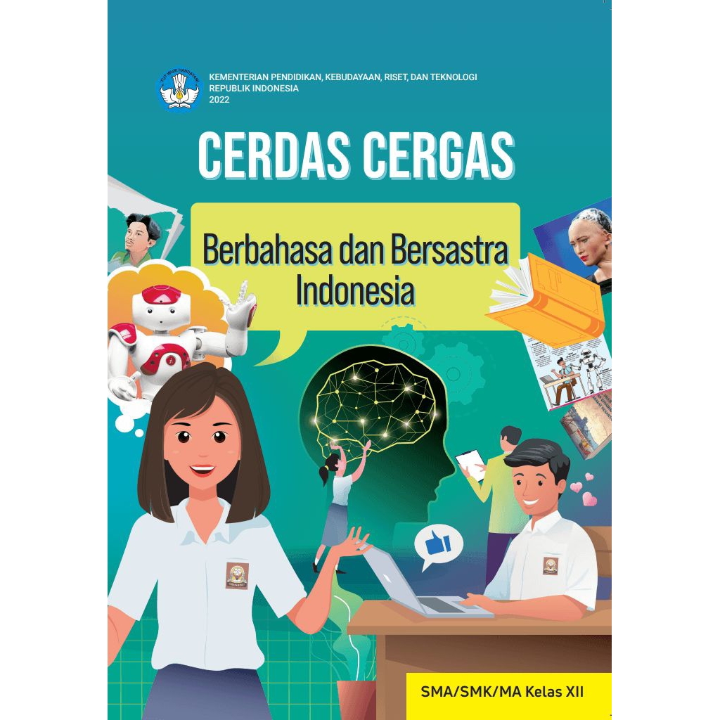 buku siswa cerdas cergas berbahasa dan bersastra Indonesia smk kelas 12