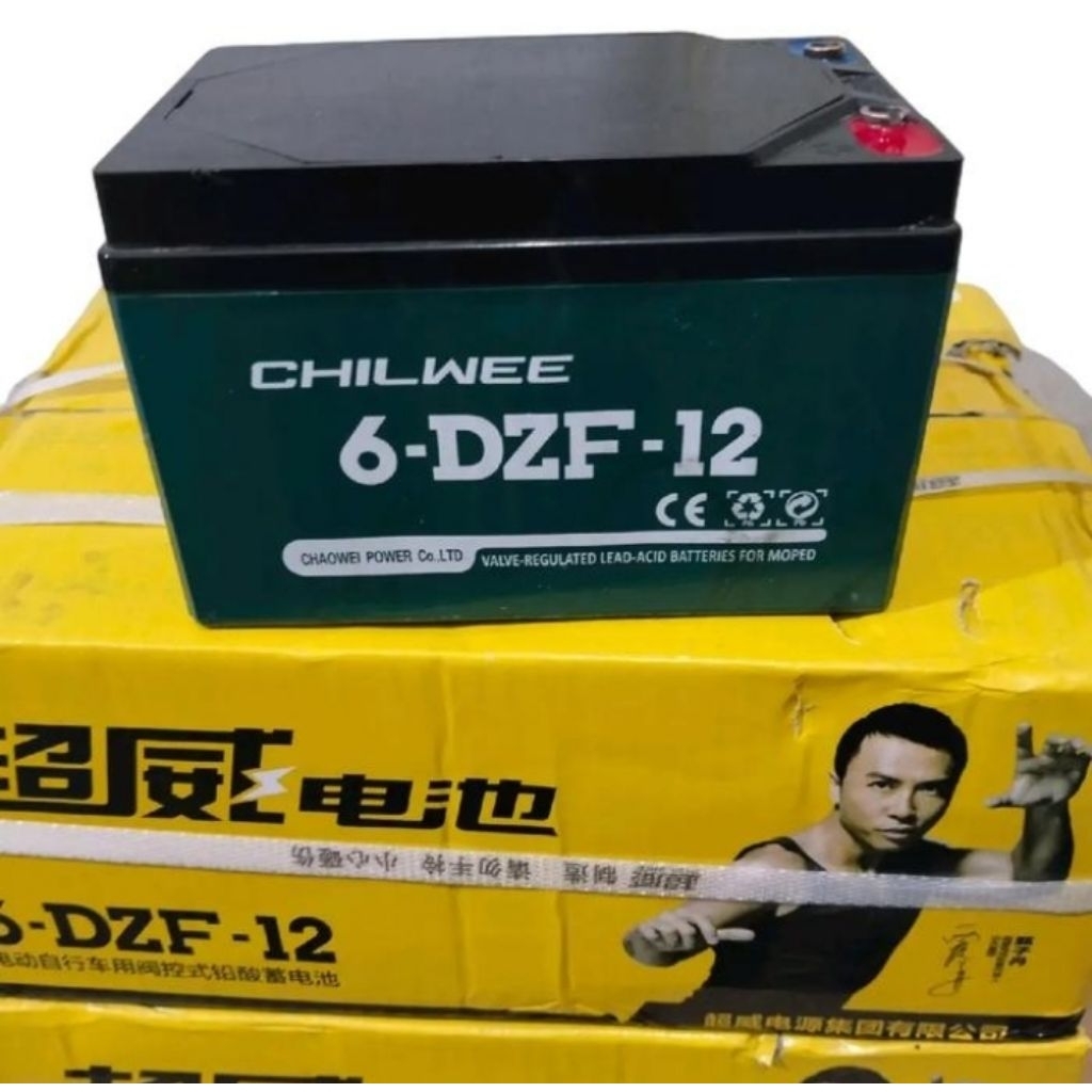 AKI SEPEDA LISTRIK CHILWEE/BATERAI SEPEDA LISTRIK CHILWEE 12V/12Ah 100% original Outdoor