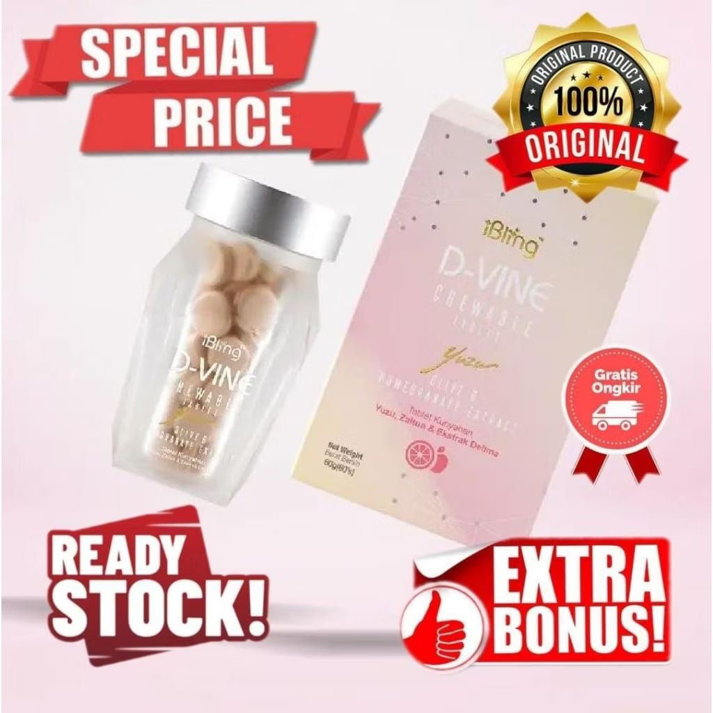 DVINE COLLAGEN OBAT PEMUTIH GLOWING CEPAT DAN EFEKTIF PEMUTIH