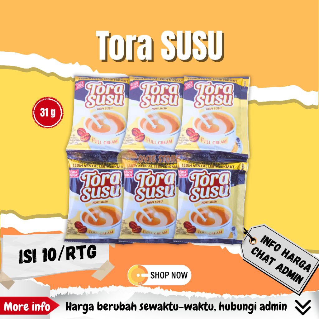 

Kopi Sachet TORABIKA Tora Susu Rentengan